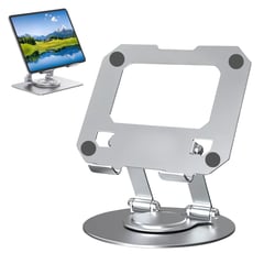 SEISA - Soporte para Tablet Aluminio Giratorio 360° Base Plegable STAND BASIC