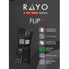 IMPORTADO - Celular Rayo Flip 3G Libre Todos los Operadores