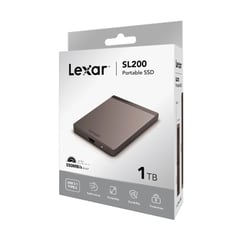 LEXAR - SSD SL200 PORTABLE 1 TB P/N: LSL200X001T-RNNNG