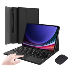 FUNDAANTIGOLPES - Funda con Teclado + mouse para Tablet Samsung Tab S7 FE 124 Negro