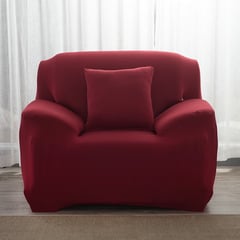 GENERICO - Funda Para Muebles De 1 asiento - Guinda o Rojo Vino