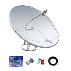 RST - ANTENA PARABOLICA GIGANTE 2.4 METROS, + CANALES LIBRES GRATIS