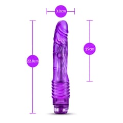 BLUSH - Dildo Vibrador Realista 19cm x Ø 3.8 cm B yours Vibe 2 Juguete Sexual