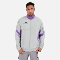 NEW ATHLETIC - Cortaviento Logan Gris Con Morado Hombre