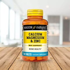 MASON NATURAL - MASON CALCIUM MAGNESIUM & ZINC (100 TAB)