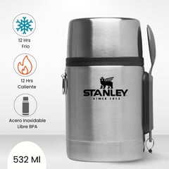 STANLEY - Termo de Comida Adventure Plateada 532 Ml