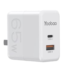 YOOBAO - Cargador de Pared Dual 65w USB A +tipo C