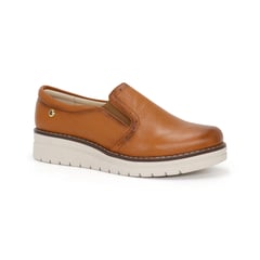 PAR&SS - Mocasines Casuales Mujer De Cuero PA23-502X3