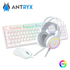 ANTRYX - Kit Gaming GC-3100 X3 Teclado+Mouse+Audífonos