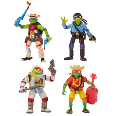 TORTUGAS NINJA - Teenage Mutant Ninja Turtles Mutant Mayhem Pack 4