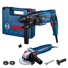 BOSCH - Rotomartillo GBH 220 SDS-PLUS + Amoladora GWS 700 - 710W