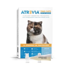 ATREVIA - ANTIPULGAS PARA GATOS TRIO CATS SPOT ON - MEDIUM