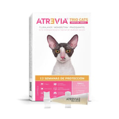 ATREVIA - ANTIPULGAS PARA GATOS TRIO CATS SPOT ON - SMALL