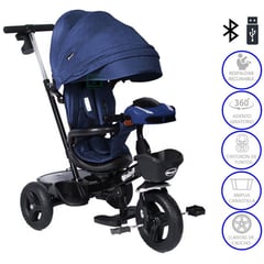 EBABY - Triciclo Guiador Aria 334 Azul Usb/Bluetooth