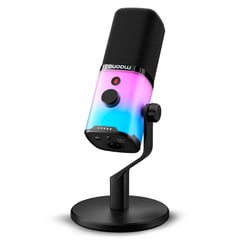 MAONO - Micrófono PD100X Dinámico RGB Streaming USBXLR