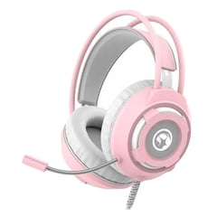 MARVO - Audífono Rosado Gamer HG8936