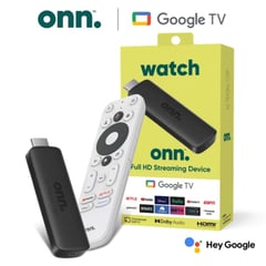 ONN - DISPOSITIVO DE STREAMING GOOGLE WATCH GOOGLE TV FULL HD