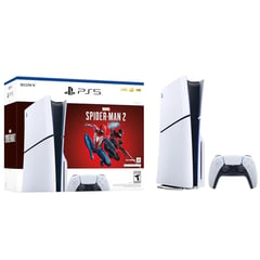 SONY - Consola PS5 Slim Lectora de Discos + Juego Spider Man 2 Versión Japan