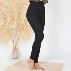 LANCASTER - LEGGINGCALENTADOR BABY ALPACA ACANALADA