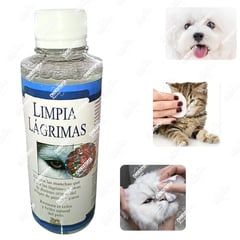 GENERICO - LOCION LIMPIA LAGRIMAS PERROS GATOS MASCOTA 200 mL