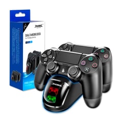 DOBE - Cargador Para Mandos Estación De Carga Compatible Ps4 Negro