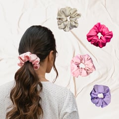 SENSA SILK - Scrunchies de seda tamaño regular no marca ni quiebra el cabello