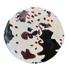 IDEAS PERFECTAS - Boina Blanco Perla Cow Print Elegance