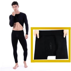 VARIOS - Pantalón Calentador Hombre micro polar con boton