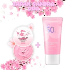 GENERICO - Pack bloqueador solar y mascarilla japan sakura-laikou