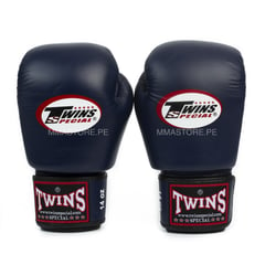 TWINS SPECIAL - Guantes MuayThai y Boxeo-Azul Marino-Cuero14oz