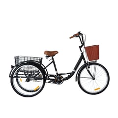 MONARK - BICICLETA TRICICARGO VENECIA ARO 24 NEGRO