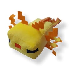 GENERICO - Peluche Ajolote Amarillo Minecraft 35cm