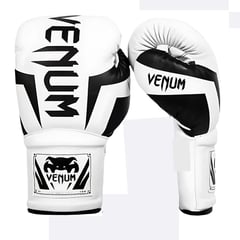 VENUM - Guantes Blanco generico de Box Muay Thai 12 onzas