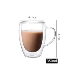 IMPORTADO MC - Taza doble vidrio 350 ml