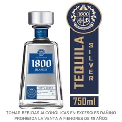 1800 - Tequila Reposado Blanco 750ml