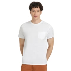 Polo Pocket Tee Slim Fit Blanca