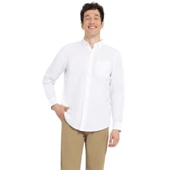 DOCKERS - Camisa Hombre Woven Refine Regular Fit Blanco