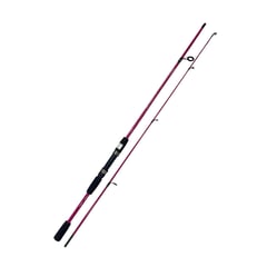 GENERICO - Caña de pescar rojo y negro 18m spinning rod