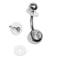 ADR JOYERIA CORPORAL - Disco de Silicona Médica para Piercing NoPull 3 unidades