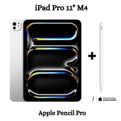 APPLE - IPad Pro 11 M4 256GB - Silver + Pencil Pro