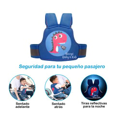 KIDS - Arnés de Seguridad AZUL para Niños: Viaja con Protección