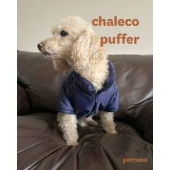 PERRUNA - Chaleco Puffer Color Azul talla 6