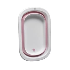 OEM - Bañera Plegable para Bebes Portatil Color Rosado