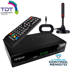 DIGITAL - Decodificador TDT Sintonizador de Tv Terrestre + Antena UHF