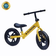 ALPHAVIL - Bicicleta de Balance para Niños ADB200017 Amarillo