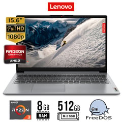 LENOVO - Laptop IdeaPad 1 15AMN7 15.6 "FHD - Ryzen 3 7320U - 8GB -512GB SSD-FreeDOS