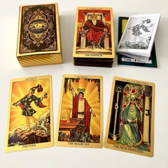 GENERICO - Cartas Del tarot DoradasThe Rider Tarot