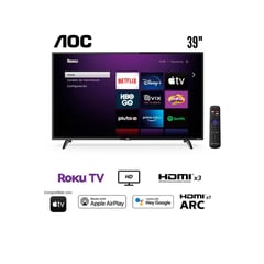 AOC - Televisor 39 Smart TV Roku FHD 39S5195