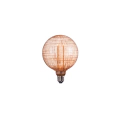 CEMLIGHTING - Bombilla Globo Vintage G125 Cristal con Filamento Artístico y Canopla