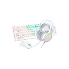 KIT - GAMING ANTRYX GC-3100 X3 WHITE TECLADO SWITCH AURICULARES